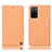 Funda de Cuero Cartera con Soporte Carcasa H21P para Oppo A55 5G Naranja