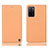 Funda de Cuero Cartera con Soporte Carcasa H21P para Oppo A55S 5G Naranja