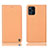 Funda de Cuero Cartera con Soporte Carcasa H21P para Oppo Find X3 Pro 5G Naranja