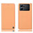 Funda de Cuero Cartera con Soporte Carcasa H21P para Oppo K10 5G Naranja