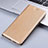 Funda de Cuero Cartera con Soporte Carcasa H22P para Asus ZenFone 8 Flip ZS672KS Oro