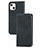 Funda de Cuero Cartera con Soporte Carcasa H30 para Apple iPhone 15 Plus Negro