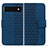 Funda de Cuero Cartera con Soporte Carcasa HF1 para Google Pixel 6 5G Azul