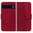 Funda de Cuero Cartera con Soporte Carcasa HF1 para Google Pixel 6a 5G Rojo