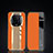 Funda de Cuero Cartera con Soporte Carcasa JB2 para Huawei Honor Magic5 Ultimate 5G Naranja