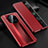 Funda de Cuero Cartera con Soporte Carcasa K01 para Huawei Mate 40E 5G Rojo