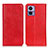 Funda de Cuero Cartera con Soporte Carcasa K01Z para Motorola Moto Edge 30 Neo 5G Rojo