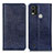 Funda de Cuero Cartera con Soporte Carcasa K01Z para Nokia C21 Plus Azul