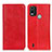 Funda de Cuero Cartera con Soporte Carcasa K01Z para Nokia C21 Plus Rojo