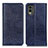 Funda de Cuero Cartera con Soporte Carcasa K01Z para Nokia C210 Azul