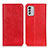 Funda de Cuero Cartera con Soporte Carcasa K01Z para Nokia G60 5G Rojo