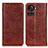 Funda de Cuero Cartera con Soporte Carcasa K01Z para OnePlus 10R 5G Marron