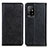 Funda de Cuero Cartera con Soporte Carcasa K01Z para Oppo F19 Pro+ Plus 5G Negro