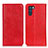 Funda de Cuero Cartera con Soporte Carcasa K01Z para Oppo K9 Pro 5G Rojo