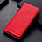 Funda de Cuero Cartera con Soporte Carcasa K01Z para Samsung Galaxy F23 5G Rojo