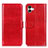 Funda de Cuero Cartera con Soporte Carcasa K01Z para Samsung Galaxy M04 Rojo