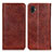 Funda de Cuero Cartera con Soporte Carcasa K01Z para Samsung Galaxy XCover 6 Pro 5G Marron