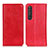 Funda de Cuero Cartera con Soporte Carcasa K01Z para Sony Xperia 1 III Rojo