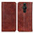 Funda de Cuero Cartera con Soporte Carcasa K01Z para Sony Xperia PRO-I Marron