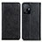 Funda de Cuero Cartera con Soporte Carcasa K01Z para Xiaomi Mi 11T 5G Negro