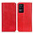 Funda de Cuero Cartera con Soporte Carcasa K01Z para Xiaomi Redmi K40S 5G Rojo