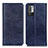 Funda de Cuero Cartera con Soporte Carcasa K01Z para Xiaomi Redmi Note 10 5G Azul