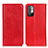 Funda de Cuero Cartera con Soporte Carcasa K01Z para Xiaomi Redmi Note 10 5G Rojo