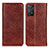 Funda de Cuero Cartera con Soporte Carcasa K01Z para Xiaomi Redmi Note 11 Pro 5G Marron