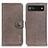 Funda de Cuero Cartera con Soporte Carcasa K02Z para Google Pixel 6a 5G Gris