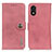 Funda de Cuero Cartera con Soporte Carcasa K02Z para Huawei Honor X5 Rosa