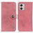 Funda de Cuero Cartera con Soporte Carcasa K02Z para Motorola Moto G53j 5G Rosa