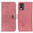 Funda de Cuero Cartera con Soporte Carcasa K02Z para Nokia C210 Rosa