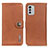 Funda de Cuero Cartera con Soporte Carcasa K02Z para Nokia G60 5G Marron