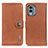 Funda de Cuero Cartera con Soporte Carcasa K02Z para Nokia X30 5G Marron