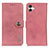 Funda de Cuero Cartera con Soporte Carcasa K02Z para Samsung Galaxy F04 Rosa