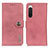 Funda de Cuero Cartera con Soporte Carcasa K02Z para Sony Xperia 10 IV SOG07 Rosa