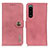 Funda de Cuero Cartera con Soporte Carcasa K02Z para Sony Xperia 5 III Rosa