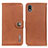 Funda de Cuero Cartera con Soporte Carcasa K02Z para Sony Xperia Ace III Marron