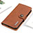 Funda de Cuero Cartera con Soporte Carcasa K02Z para Xiaomi Redmi K40 Pro 5G Marron