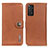 Funda de Cuero Cartera con Soporte Carcasa K02Z para Xiaomi Redmi Note 11 4G (2022) Marron