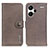 Funda de Cuero Cartera con Soporte Carcasa K02Z para Xiaomi Redmi Note 13 Pro+ Plus 5G Gris