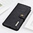 Funda de Cuero Cartera con Soporte Carcasa K02Z para Xiaomi Redmi Note 9T 5G Negro