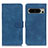 Funda de Cuero Cartera con Soporte Carcasa K03Z para Google Pixel 8 Pro 5G Azul