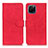 Funda de Cuero Cartera con Soporte Carcasa K03Z para Huawei Enjoy 50z Rojo