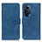 Funda de Cuero Cartera con Soporte Carcasa K03Z para Huawei Honor 50 SE 5G Azul