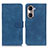 Funda de Cuero Cartera con Soporte Carcasa K03Z para Huawei Honor 60 5G Azul