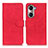 Funda de Cuero Cartera con Soporte Carcasa K03Z para Huawei Honor 60 5G Rojo