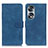 Funda de Cuero Cartera con Soporte Carcasa K03Z para Huawei Honor 70 5G Azul