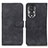 Funda de Cuero Cartera con Soporte Carcasa K03Z para Huawei Honor 80 5G Negro