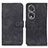 Funda de Cuero Cartera con Soporte Carcasa K03Z para Huawei Honor 80 Pro Flat 5G Negro